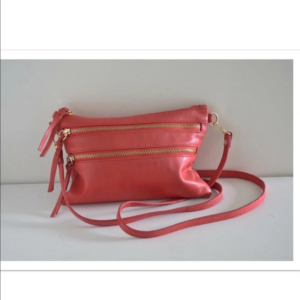 Clarks leather cross body bag